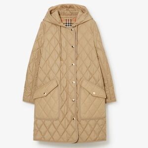Burberry Quilted Thermoregulated Coat Parka Size Small